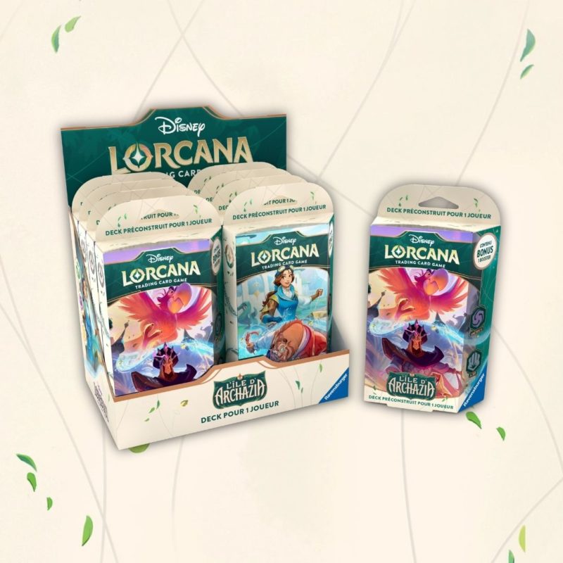 Starter deck Lorcana Chapitre 7 L'île d'Archazia - Améthyste-Acier