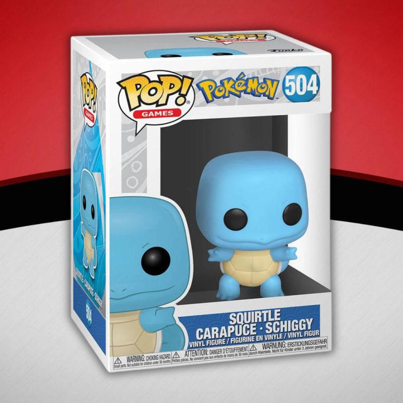 Figurine Funko Pop Pokémon #504 Squirtle / Carapuce