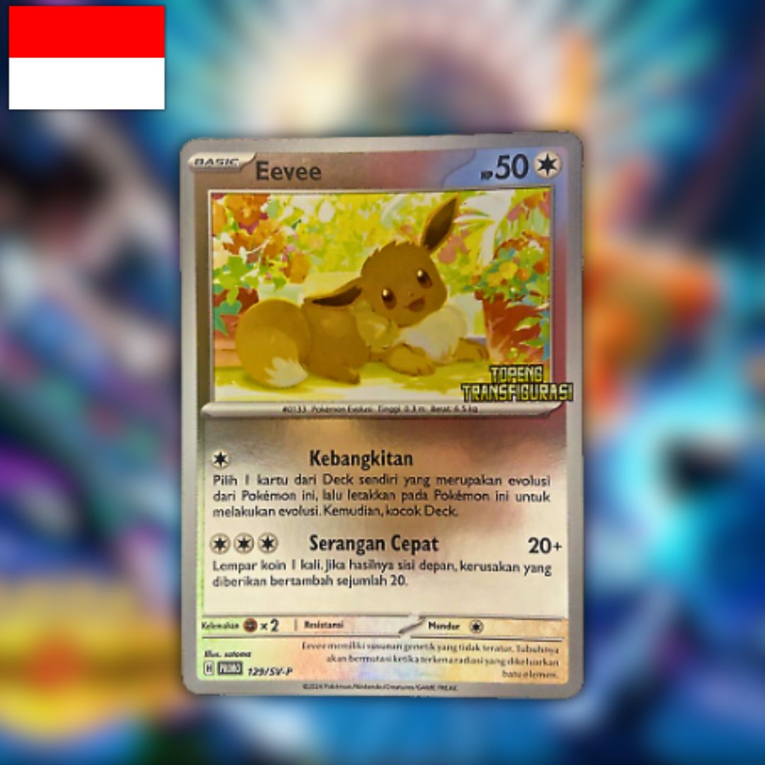 Carte Pokemon Evoli Stamp Topeng Transfigurasi - Indonésien