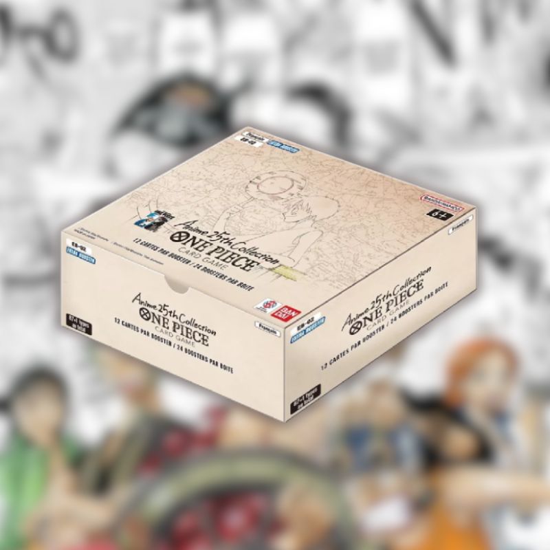 Display One Piece EB02 Anime 25th Collection 24 boosters Français